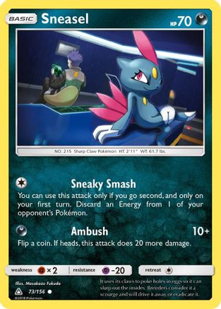 Sneasel 73/156 - [SM  Ultra Prism]