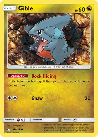 Gible (97) 97/156 - [SM  Ultra Prism]