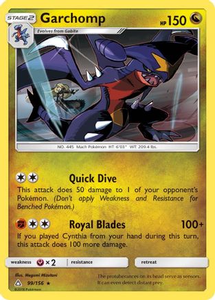 Garchomp (99/156) [UPR SM Ultra Prism]
