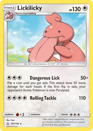 Lickilicky (103/156) [Soleil et Lune : Ultra Prisme] 