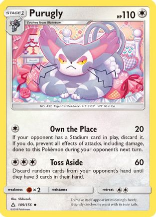 Purugly 109/156 - [SM  Ultra Prism]