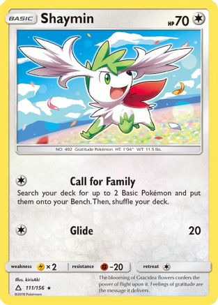 Shaymin (111/156) [Soleil et Lune : Ultra Prisme] 