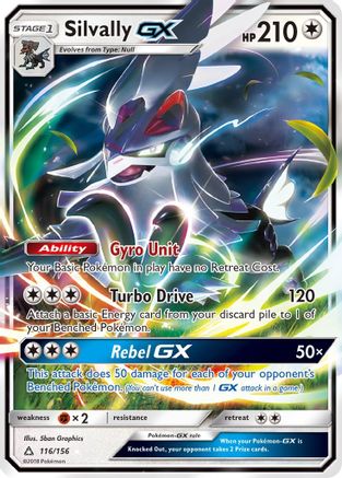 Silvally GX (116/156) [Soleil et Lune : Ultra Prisme] 