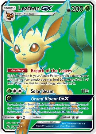 Leafeon GX (139/156) [Soleil et Lune : Ultra Prisme] 