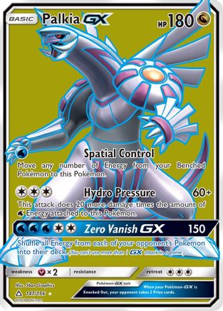 Palkia GX (147/156) [Soleil et Lune : Ultra Prisme] 