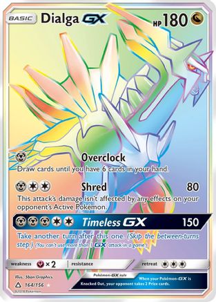 Dialga GX (Secret Rare) 164/156 - [SM  Ultra Prism] Holofoil