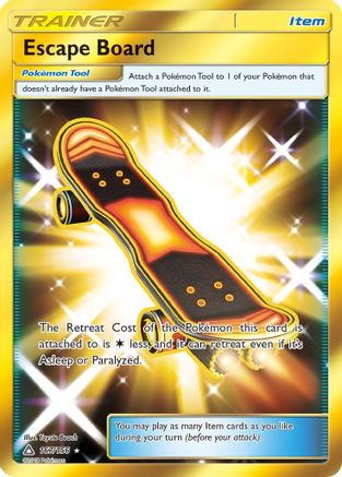Escape Board (Secret Rare) 167/156 - [SM  Ultra Prism] Holofoil