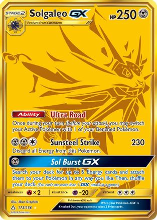 Solgaleo GX (173/156) [Soleil et Lune : Ultra Prisme] 