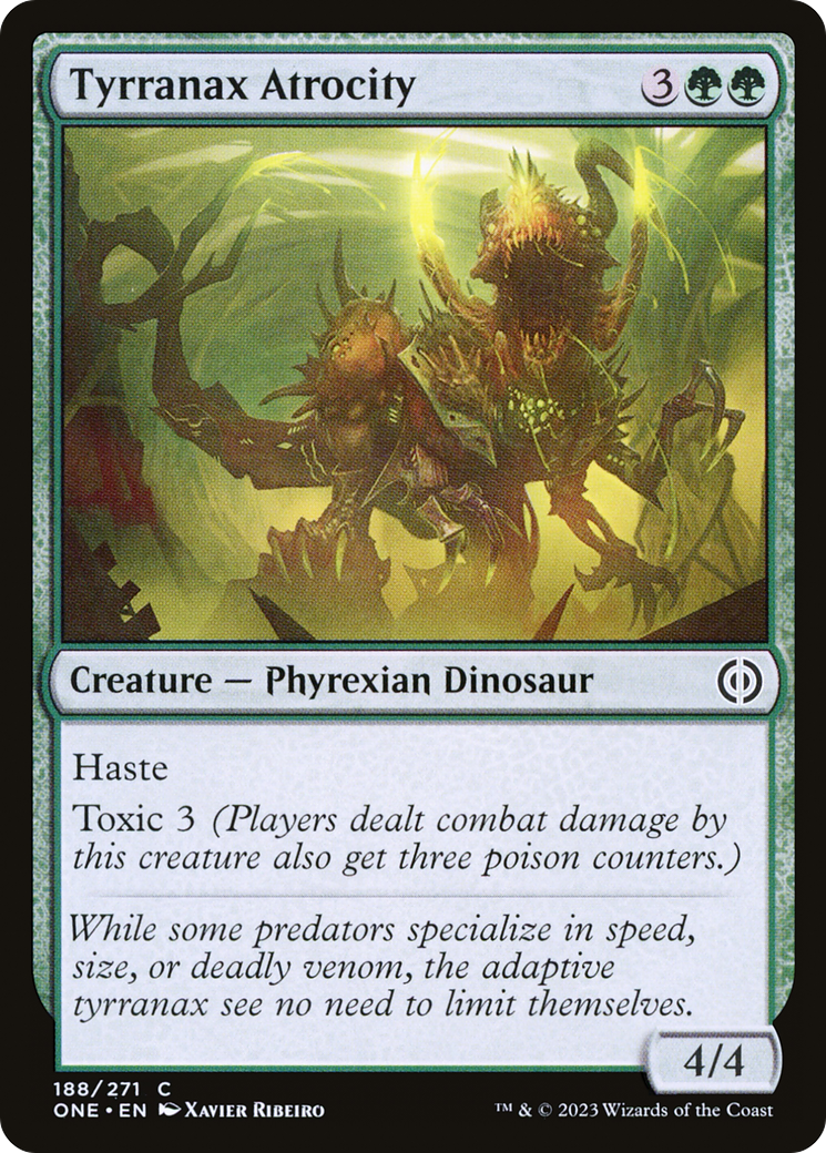 Tyrranax Atrocity (ONE-188) - [Phyrexia: All Will Be One]