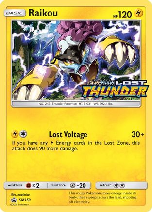 Raikou - SM150 (Prerelease) SM150/248 - [SM Promos] Holofoil