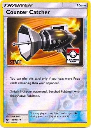 Counter Catcher (91/111) (Bâton promotionnel de la Ligue) [Sun &amp; Moon: Crimson Invasion] 