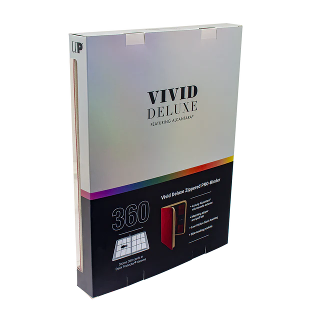 Vivid Deluxe 9-Pocket Zippered PRO-BINDER®