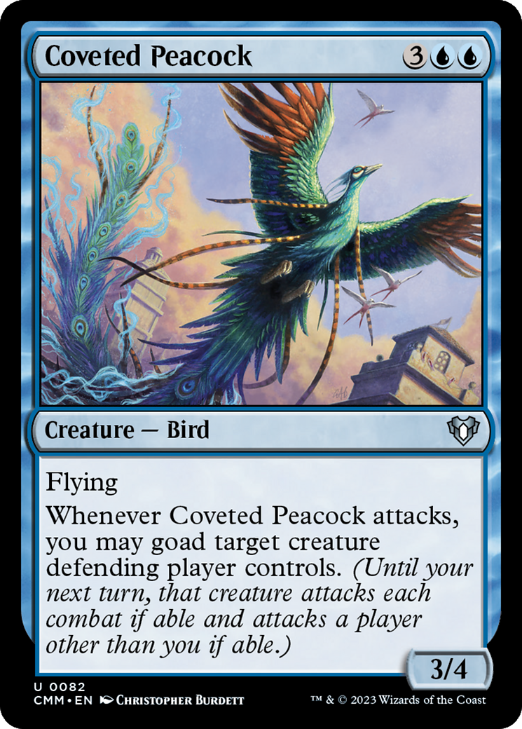 Coveted Peacock (CMM-082) - [Commander Masters]