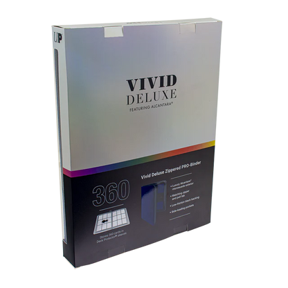 Vivid Deluxe 9-Pocket Zippered PRO-BINDER®