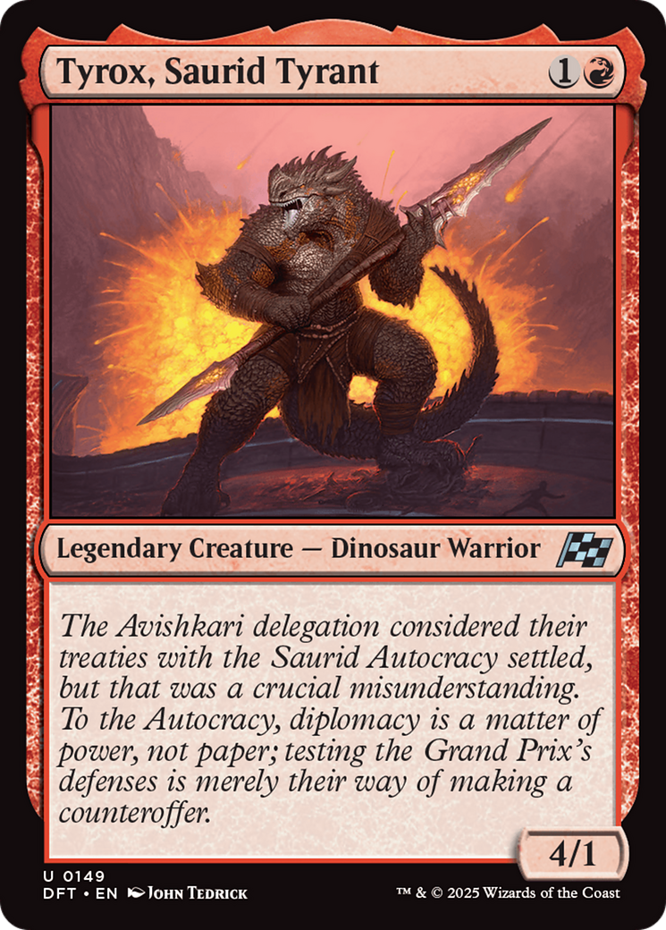 Tyrox, Saurid Tyrant (DFT-149) - [Aetherdrift]