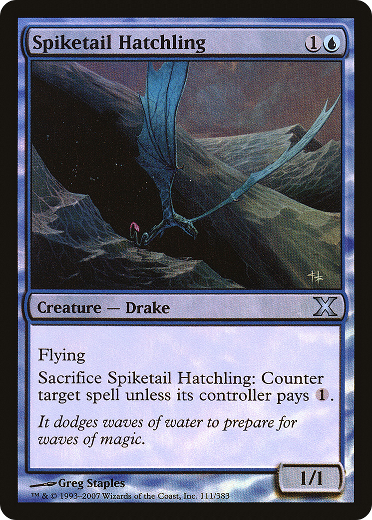 Spiketail Hatchling (10E-111★) - [Tenth Edition] Foil