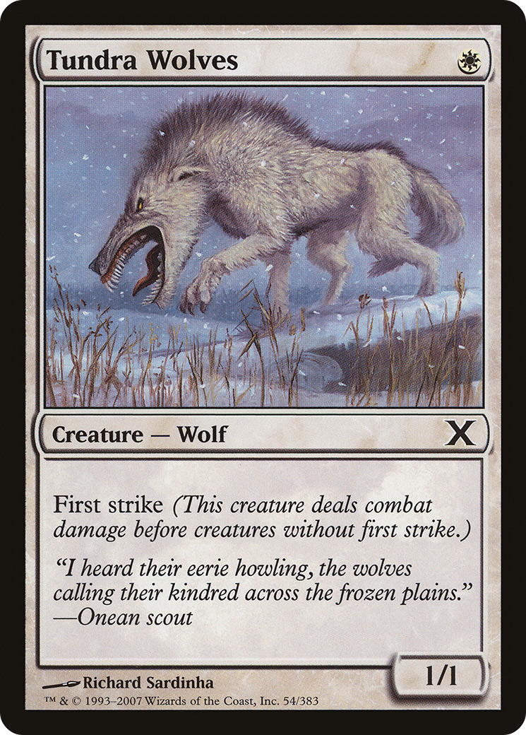 Tundra Wolves (10E-054) - [Tenth Edition]