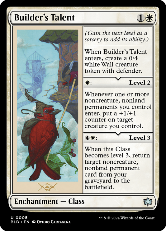 Builder's Talent (BLB-005) - [Bloomburrow] Foil