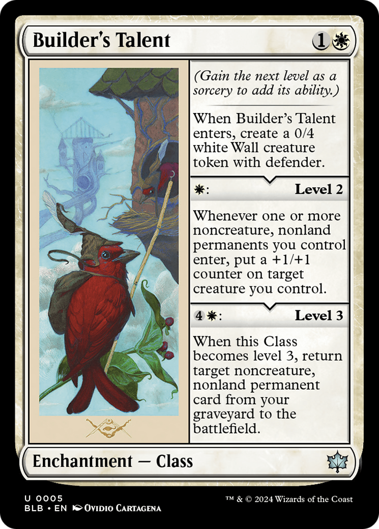 Builder's Talent (BLB-005) - [Bloomburrow]