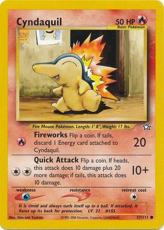 Cyndaquil (57) (57/111) [N1 Neo Genesis] Unlimited