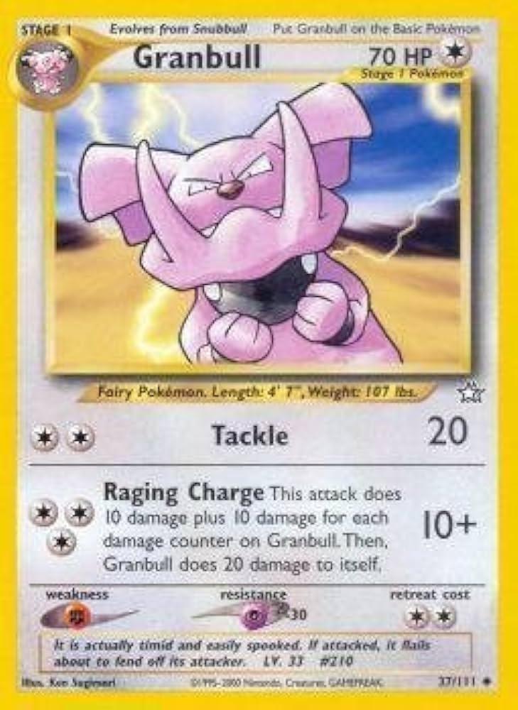 Granbull 37/111 - [Neo Genesis] Unlimited