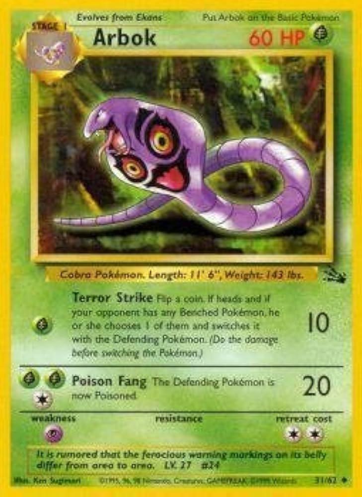 Arbok 31/62 - [Fossil] Unlimited