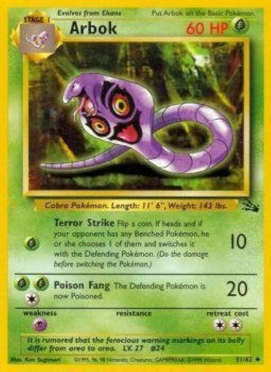 Arbok 31/62 - [Fossil] Unlimited
