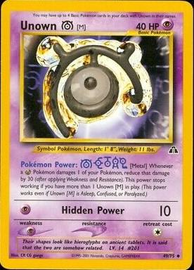 Unown [M] 49/75 - [Neo Discovery] Unlimited