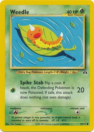 Weedle 70/75 - [Neo Discovery] Unlimited
