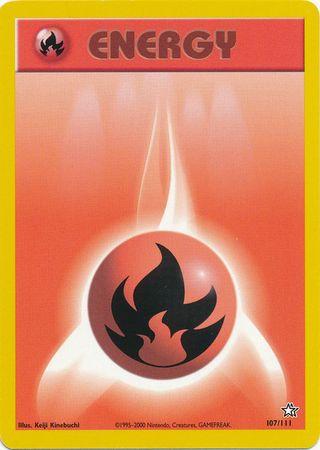 Fire Energy 107/111 - [Neo Genesis] Unlimited