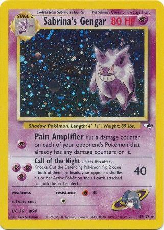 Sabrina's Gengar 14/132 - [Gym Heroes] Unlimited Holofoil