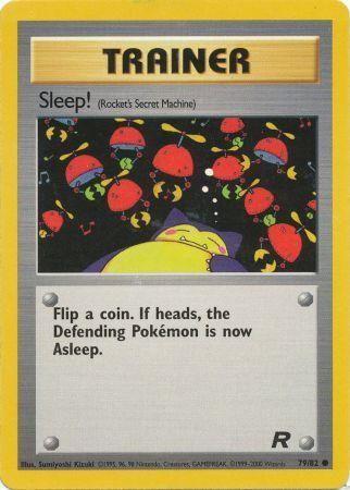 Sleep! (Rocket's Secret Machine) 79/82 - [Team Rocket] Unlimited