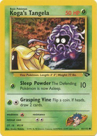 Koga's Tangela 81/132 - [Gym Challenge] Unlimited