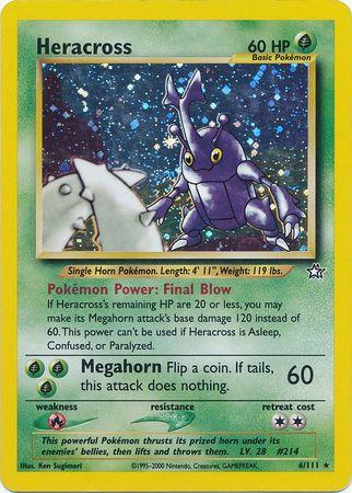 Heracross 6/111 - [Neo Genesis] Unlimited Holofoil