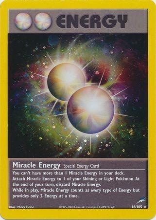 Miracle Energy 16/105 - [Neo Destiny] Unlimited Holofoil