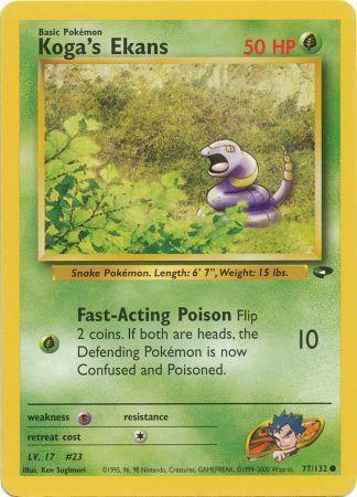 Koga's Ekans 77/132 - [Gym Challenge] Unlimited