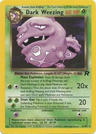 Dark Weezing (31) 31/82 - [Team Rocket] Unlimited