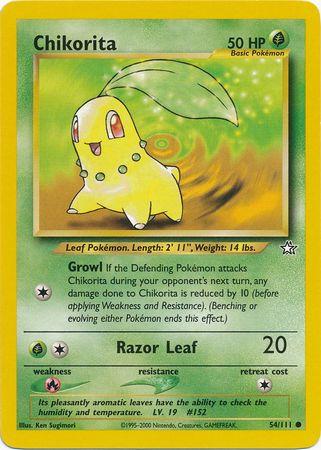Chikorita (54) 54/111 - [Neo Genesis] Unlimited