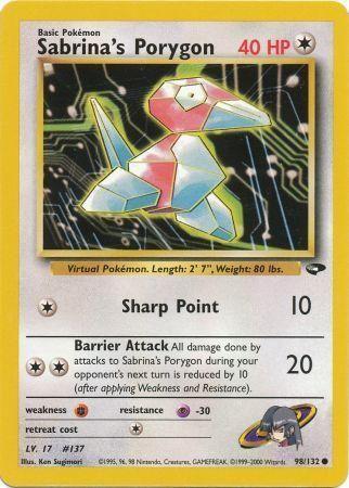 Sabrina's Porygon 98/132 - [Gym Challenge] Unlimited