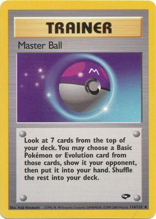 Master Ball 116/132 - [Gym Challenge] Unlimited