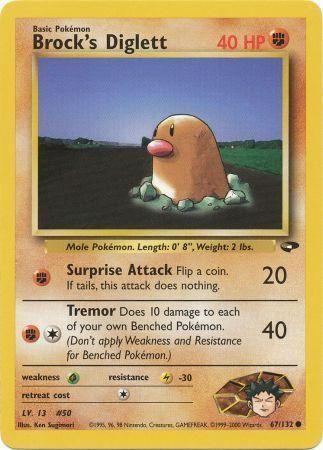 Brock's Diglett 67/132 - [Gym Challenge] Unlimited