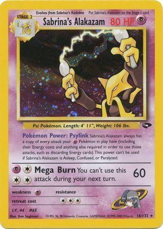 Sabrina's Alakazam 16/132 - [Gym Challenge] Unlimited Holofoil