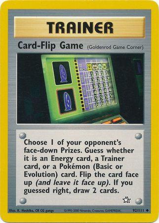 Card-Flip Game (Goldenrod Game Corner) 92/111 - [Neo Genesis] Unlimited