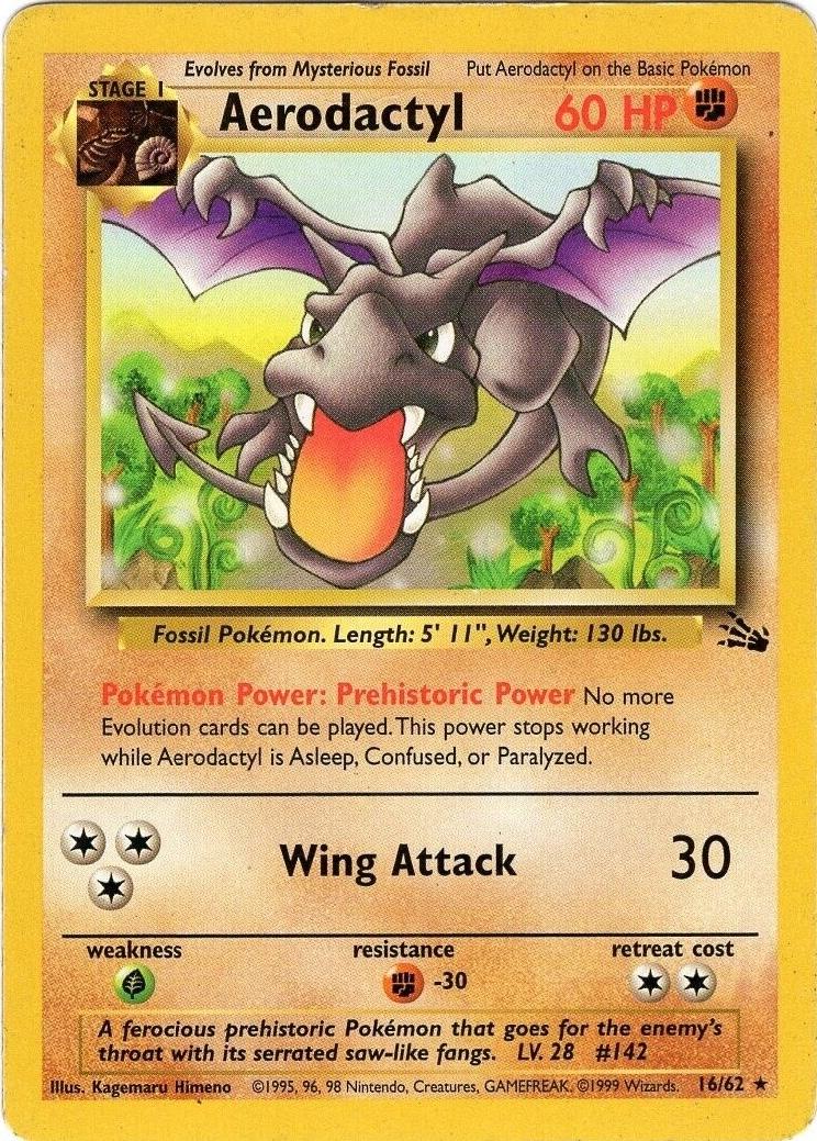 Aerodactyl (16) 16/62 - [Fossil] Unlimited