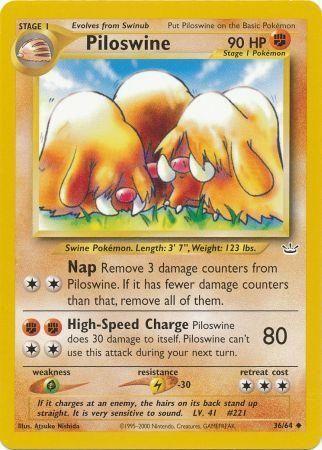 Piloswine 36/64 - [Neo Revelation] Unlimited