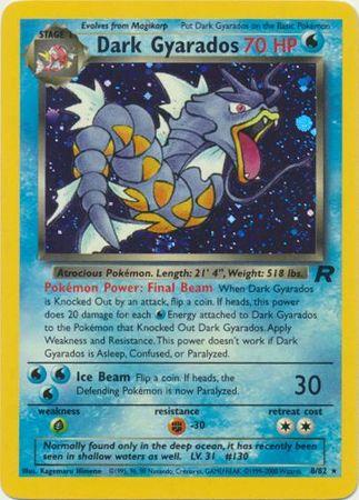 Dark Gyarados (8) 8/82 - [Team Rocket] Unlimited Holofoil