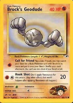 Brock's Geodude (66) 66/132 - [Gym Heroes] Unlimited