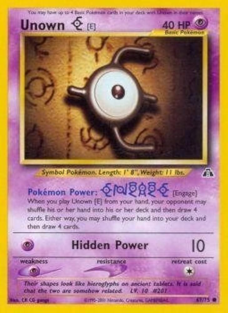 Unown [E] 67/75 - [Neo Discovery] Unlimited