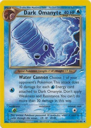 Dark Omanyte 37/105 - [Neo Destiny] Unlimited