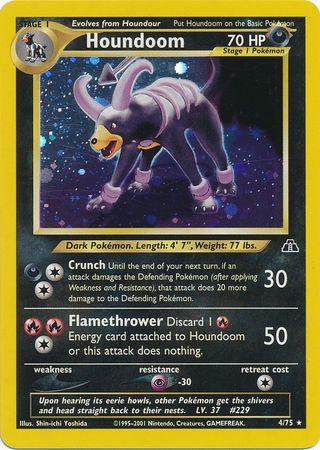 Houndoom (4) 4/75 - [Neo Discovery] Unlimited Holofoil